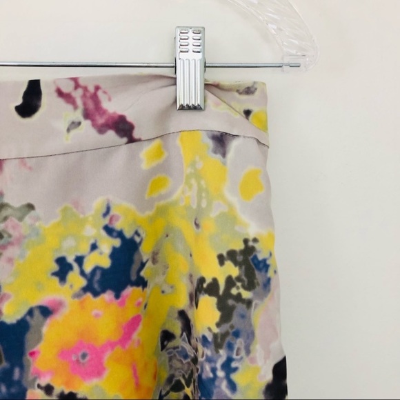 NWT Tinley Road Skirt Rainbow Watercolor Mini Tennis Gray Yellow Pink Purple - Picture 3 of 11